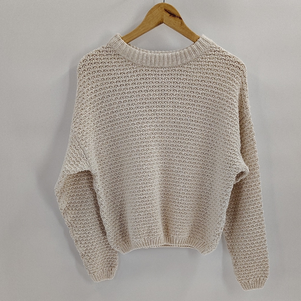 Universal Thread Sweater Size Medium Cream Long S… - image 1